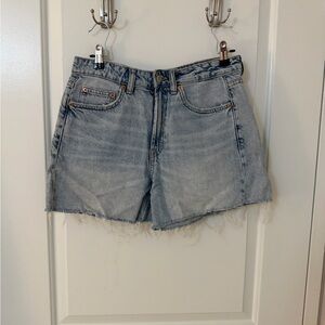Zara Light Blue Jean Shorts